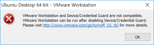 VMware Device/Credential Guard are not compatible 에러 해결1